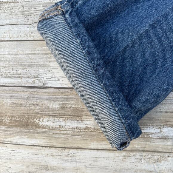 Lucchese Jeans 35x30 Straight Fit Med Wash Blue Denim Western Workwear Utility - Picture 10 of 10